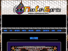 Tablet Screenshot of neotekspirits.org